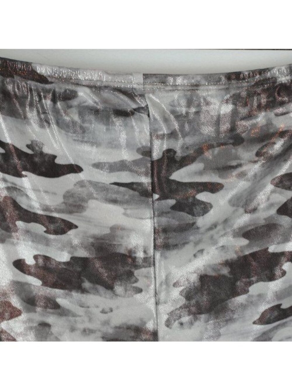 Monkeybar Buddies Cosmic Camo Girls Size 10 Gray Spandex Gymnastics Shorts - Picture 4 of 6